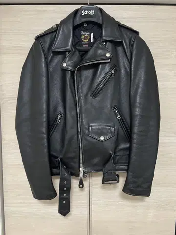Schott 더블 라이더 자켓 블랙