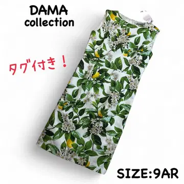 DAMA collection 슬리브리스 원피스 꽃무늬 택 포함