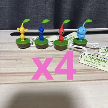 TAITO 피크민 흔들흔들 피규어 4개 4세트