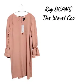 새상품 Ray BEANS The Wavet Coo 핑크 원피스 정가 아래