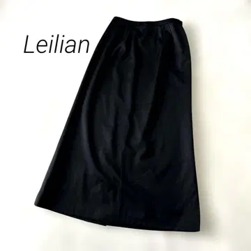 새상품급 고품질 레리안 울 블랙 A라인 롱 스커트 가을/겨울 11