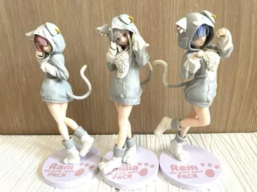 리제로 슈퍼 프리미엄 피규어 대정령 팩 의상 렘 라무 에밀리아