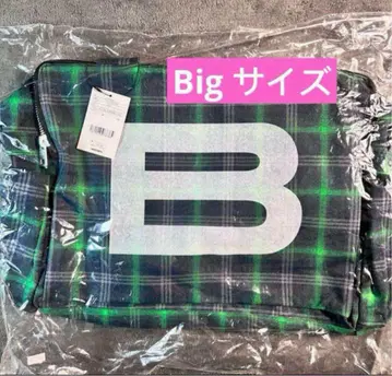 BEEDEN BIG B LOGO BAG 체크 무늬