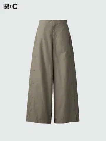 새상품 미사용 택 포함 UNIQLO:C 사이드 스냅 팬츠 76