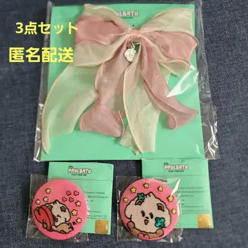TXT 범규 PPULBATU POPUP 리본 밤굿 캔뱃지