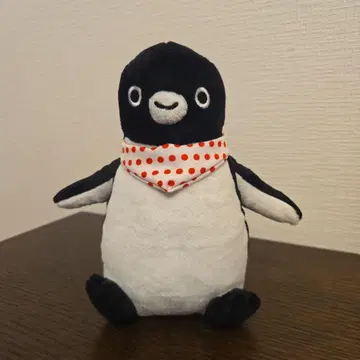 Suica 펭귄 봉제 인형 빨간색 반다나