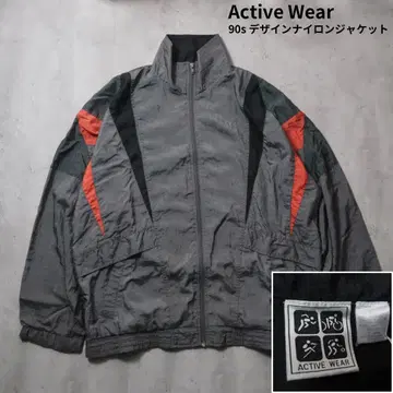 [ ACTIVE WEAR ] 90s 트레이닝 나일론 자켓 L 사이즈