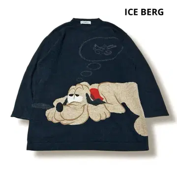 아이스버그 90s 빈티지 스웨터 플루토 이탈리아제 캐시미어 혼방