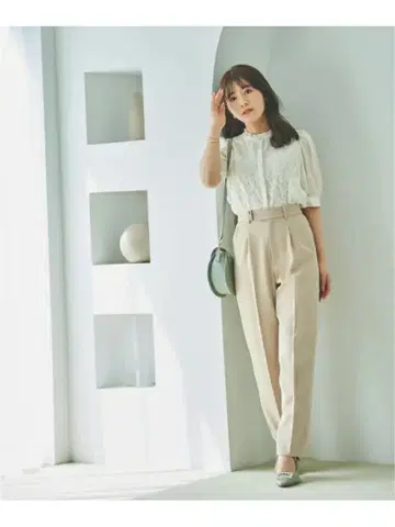 프로포션 바디 드레싱 테이퍼드 팬츠 S