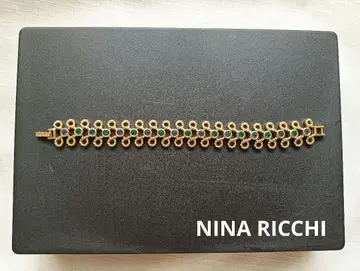 NINARICCHI 골드 꽃 모티브 팔찌