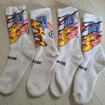 READYMADE 삭스 화이트 양말