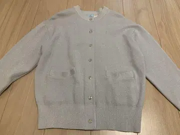 [ 최종 가격 ] 쿠미교쿠 실버 가디건 프리 사이즈