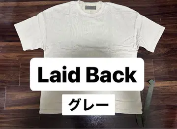 Laid Back 초기 반팔 T셔츠 그레이