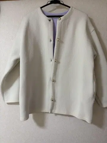 natural couture 화이트 블루종 F 사이즈