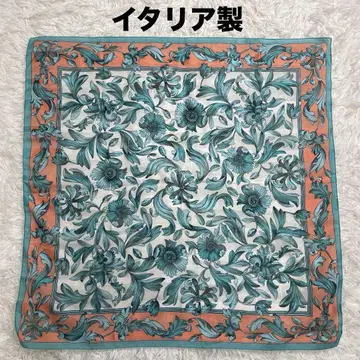 이탈리아제 꽃무늬 대형 스카프 시어 태피스트리 인테리어 크로스 플라워