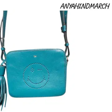 [ 새상품급 ] ANYAHINDMARCH 터콰이즈 스마일리 백