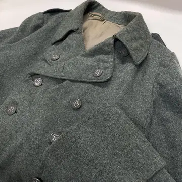 50s 스위스 군 밀리터리 코트 군복 라이트 그린 남성용 L 상당