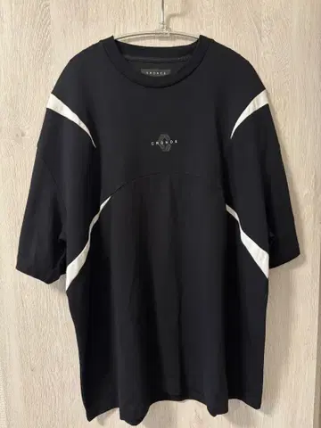 CRONOS PANEL OVER SIZE TEE 블랙 XL 사이즈