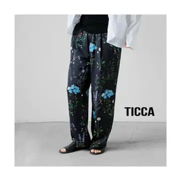 TICCA 미사용 플라워 프린트 팬츠