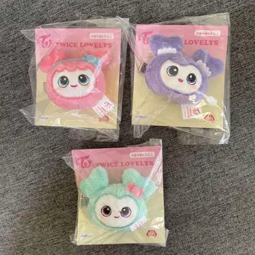 TWICE LOVERYS GIGO 봉제 인형 헤어핀 미사모 MISAMO