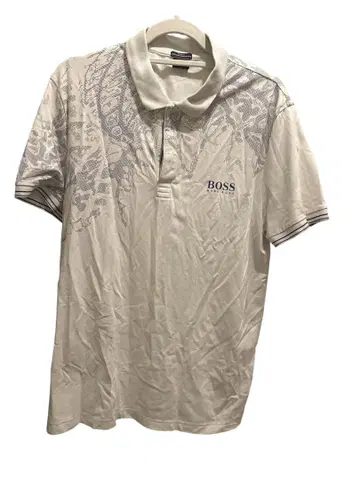 HUGO BOSS 피케 셔츠 화이트