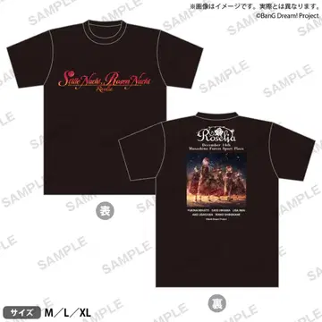 뱅드림 Roselia 로제리아 라이브 티셔츠 M사이즈