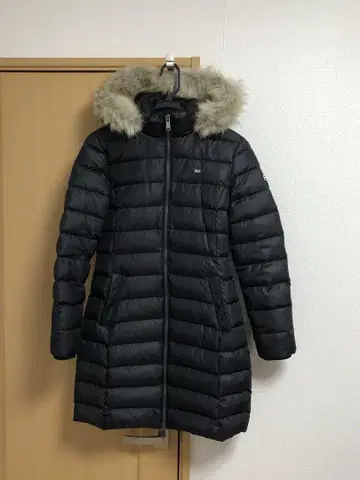 새상품급 TOMMY JEANS 롱 다운 코트 A라인