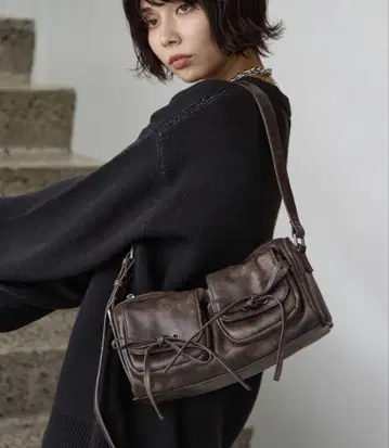 papeboy 리본 아웃 포켓 BAG