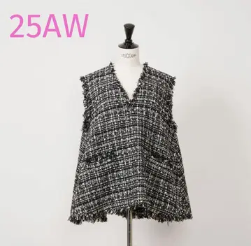 heve 트위드 베스트 25AW