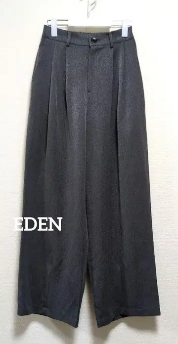 EDEN 와이드 팬츠 밑단 다트 S