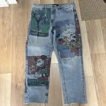 Desigual 미키마우스 스트레이트 데님 44