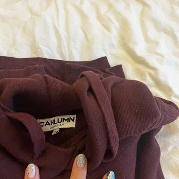 [ CAHLUMN ] FreaksStore 와인 레드 후드티