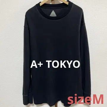 A+ TOKYO 블랙 긴팔 맨투맨