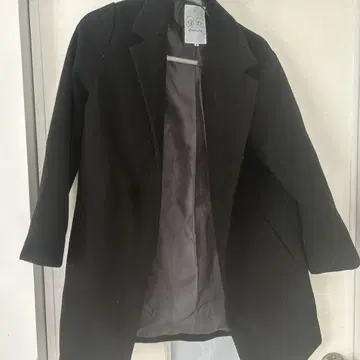 블랙 롱 코트 S 사이즈