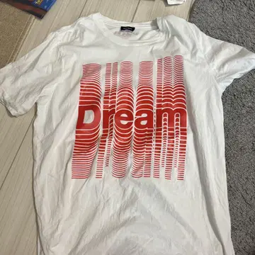 Dream 프린트 T셔츠 화이트