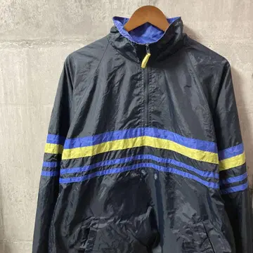 I54 아노락 후드티 90s 00s 빈티지 Y2K 나일론 구제 의류