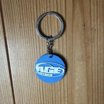 Age Factory 로고 키링 블루