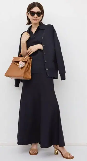L'Appartement Flare Skirt 라빠르망 38 네이비