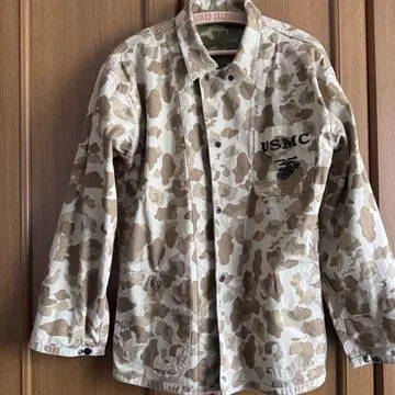 USMC 덕헌터 카모 밀리터리 자켓 리버서블