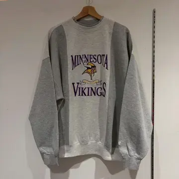 빈티지 Lee NFL 미네소타 바이킹스 맨투맨 셔츠