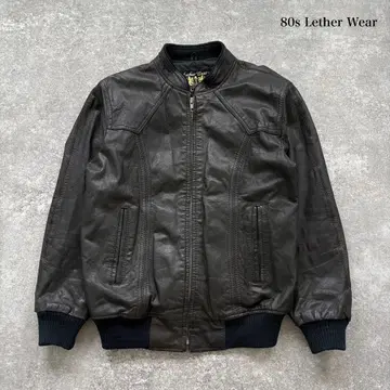 [ Lether Wear ] 80s 레더웨어 가죽 자켓 빈티지