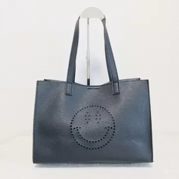 BEAMS HEART 스마일 토트 블랙