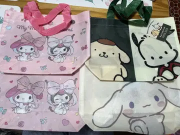 My Melody & Kuromi 시나모롤 외 미니 샵 백 4종 세트