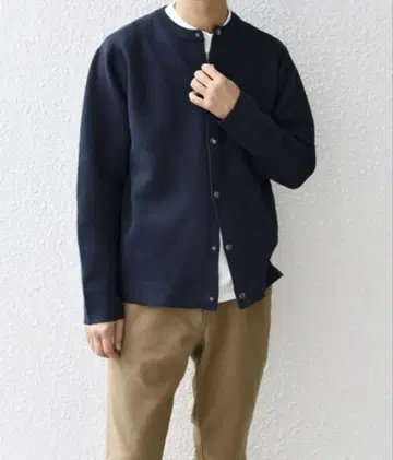 SHIPS any: [ 손세탁 가능 ] 밀라노립 크루넥 가디건