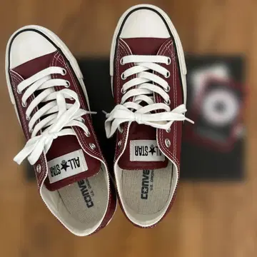 레어 Converse All Star 천연 가죽 스니커즈