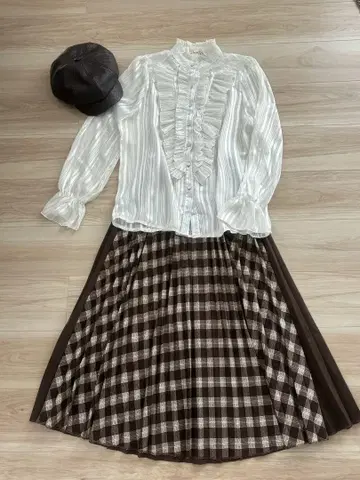 Daisy Lotte 3종 세트 블라우스, 스커트, 모자