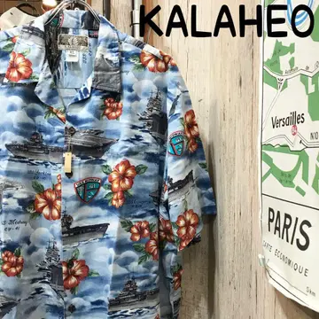 KALAHEO 카라헤오 알로하 셔츠 XL 구제 의류 (1817)
