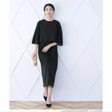 [ 새상품 ] coca 블랙 포멀 셋업 드레스 원피스