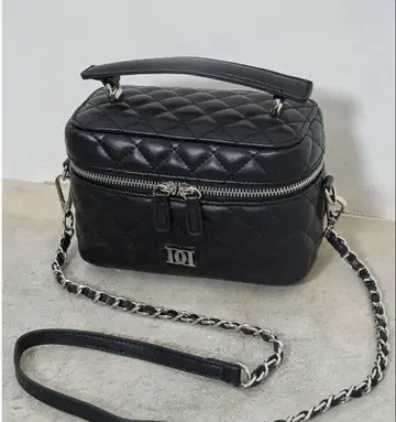 다리치 퀼팅 숄더 미니백 BLK