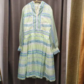 70년대 꽃무늬 원피스 miss MAGNIN at I.MAGNIN